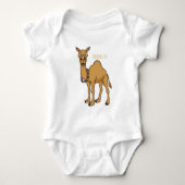 Happy camel cartoon illustratie romper (Voorkant)