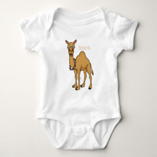 Happy camel cartoon illustratie romper