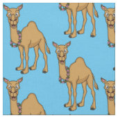 Happy camel cartoon illustratie stof (Close Up)