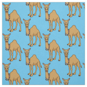 Happy camel cartoon illustratie stof
