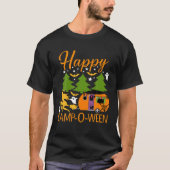 Happy Camp-O-Ween Halloween Camping Camper T-shirt (Voorkant)