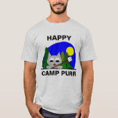 Happy Camp Spint Camper Cat Funny T Shirt (Voorkant)