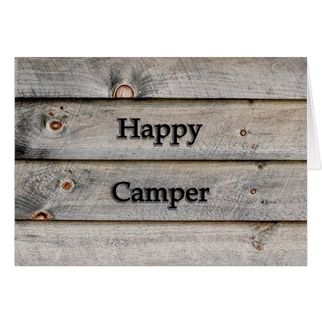 Happy Camper (Voorkant Horizontaal)