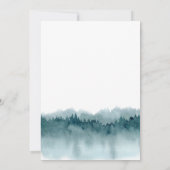 Happy Camper 1e verjaardagsfeestje Kaart (Achterkant)