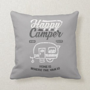 Happy Camper Accessoires Camping Gifts Kussen