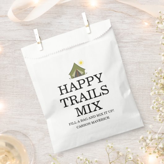 Happy Camper Adventure Birthday Bedankzakje (Geknipt)