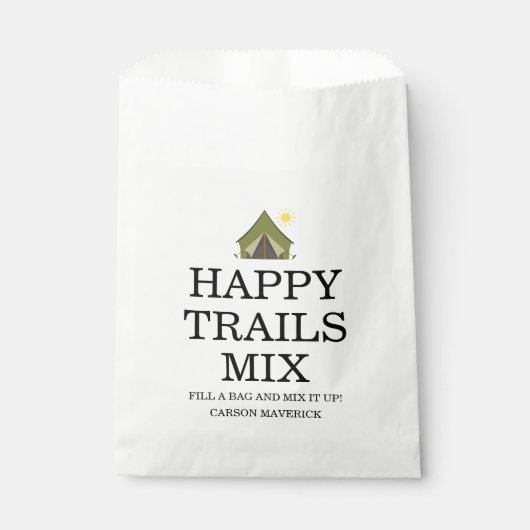 Happy Camper Adventure Birthday Bedankzakje (Voorkant)