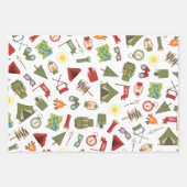 Happy Camper Adventure Birthday Inpakpapier Vel (Voorkant)