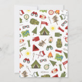 Happy Camper Adventure Birthday Kaart (Achterkant)