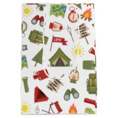 Happy Camper Adventure Verjaardag Medium Cadeauzakje (Achterkant)