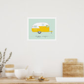 Happy Camper art print (Keuken)