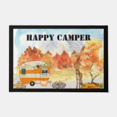 Happy Camper Autumn door deur Mat (Voorkant)