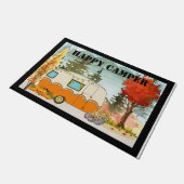 Happy Camper Autumn door deur Mat (Schuin)