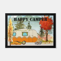Happy Camper Autumn door deur Mat
