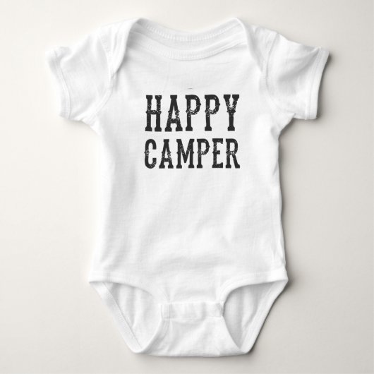 Happy Camper Baby Romper (Voorkant)