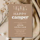Happy Camper Baby shower Uitnodiging