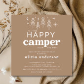 Happy Camper Baby shower Uitnodiging