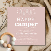 Happy Camper Baby shower Uitnodiging