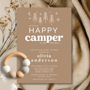 Happy Camper Baby shower Uitnodiging