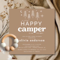 Happy Camper Baby shower Uitnodiging