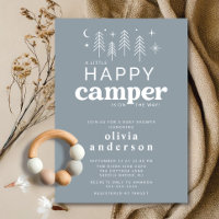 Happy Camper Baby shower Uitnodiging