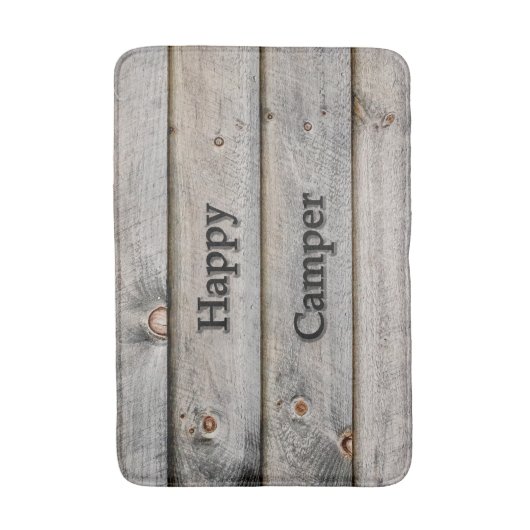 Happy Camper Badmat (Voorkant Verticaal)