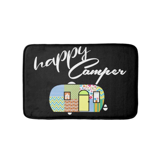 Happy Camper Bath Mats Badmat (Voorkant)