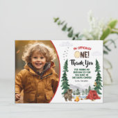 Happy Camper bedankje Kaart (Staand voorkant)