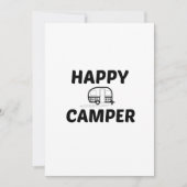 HAPPY CAMPER BEDANKKAART (Voorkant)
