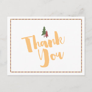 Happy Camper bedankt Briefkaart