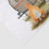 Happy Camper Beer Drink Gnome Tissuepapier (Detail)