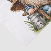Happy Camper Beer Drink Gnome Tissuepapier (Detail)