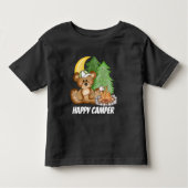 Happy camper beer kinder unisex peuter t shirt (Voorkant)