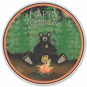Happy Camper Beer Leuke Leuke Leuke Inspirivity St Sticker (Voorkant)