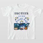 Happy Camper Birthday shirt Brother Camping<br><div class="desc">De eerste verjaardag van de baby vieren met dit speciale T-shirt,  speciaal en gepersonaliseerd design</div>
