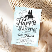 Happy Camper Birthday Uitnodiging