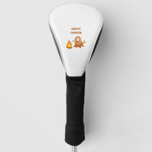 Happy Camper Bonfire Sloth Golfheadcover