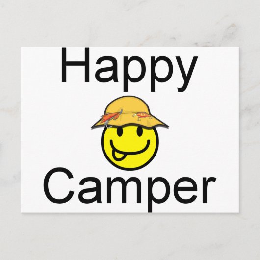 Happy Camper Briefkaart (Voorkant)