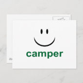 Happy Camper Briefkaart (Voorkant / Achterkant)