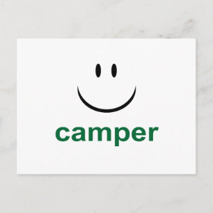 Happy Camper Briefkaart