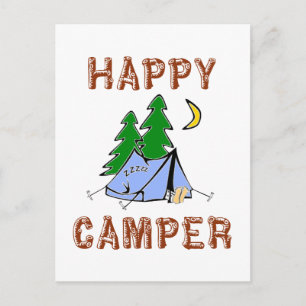 HAPPY CAMPER BRIEFKAART
