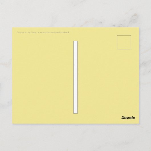 Happy Camper Briefkaart (Achterkant)