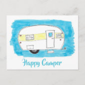 Happy Camper Briefkaart (Voorkant)
