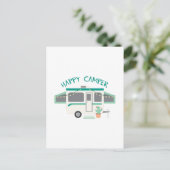 Happy Camper Briefkaart (Staand voorkant)