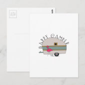 Happy Camper Briefkaart (Voorkant / Achterkant)