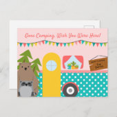 Happy Camper Briefkaart (Voorkant / Achterkant)