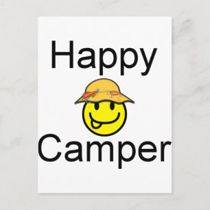 Happy Camper Briefkaart
