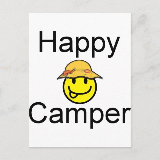 Happy Camper Briefkaart (Voorkant)