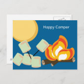 Happy Camper Briefkaart (Voorkant / Achterkant)