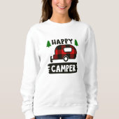Happy Camper Buffalo Plays Sweatshirt (Voorkant)
